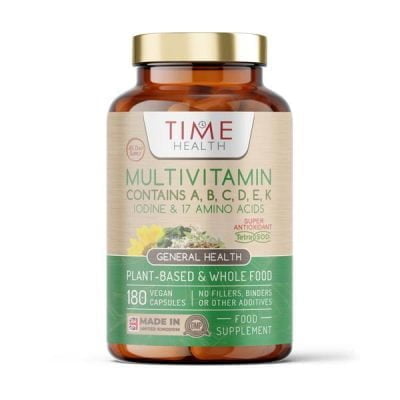 Veganski multivitamin, 180 kapsula, Time Health