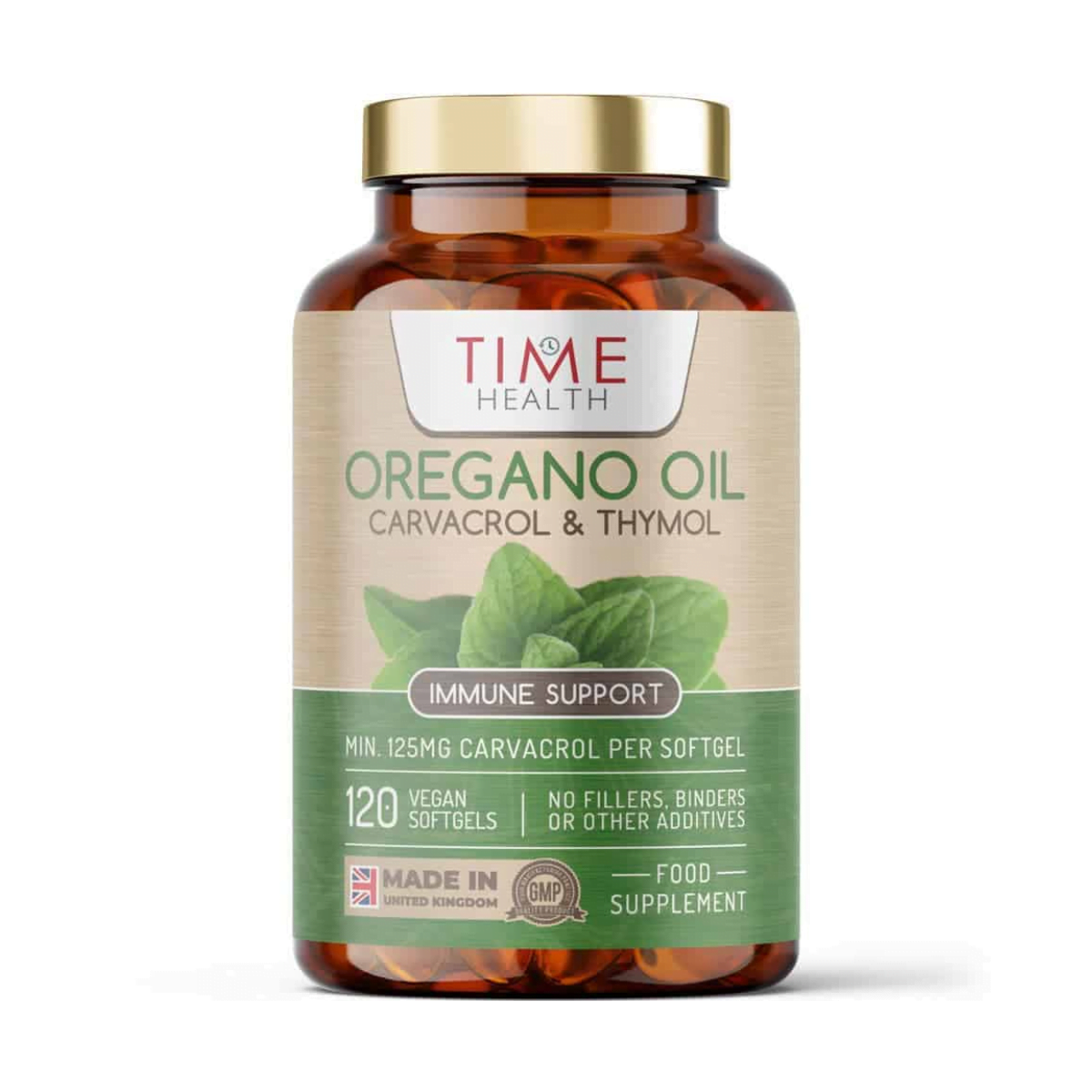 Organsko ulje origana, 120 kapsula, Time Health